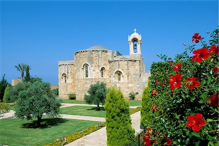 Church of St. John the Baptist, ancient town of Byblos (Jbail), Mount Lebanon district, Lebanon, Middle East Stock Photo - Rights-Managed, Code: 841-02705846