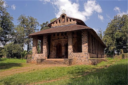 simsearch:841-03034206,k - Trinité du Mont de la lumière, Hetitage de l'UNESCO, église de Debre Berhan Sélassié, Gondar, Éthiopie, Afrique Photographie de stock - Rights-Managed, Code: 841-02705870