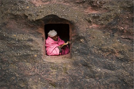 ethiopian clothing - Bet Medhane Alem (Saviour of the World), Lalibela, Ethiopia, Africa Stock Photo - Rights-Managed, Code: 841-02705898