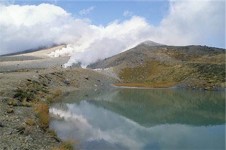 Sulphur vents, Mount Asahidake, island of Hokkaido, Japan, Asia Stock Photo - Rights-Managed, Code: 841-02705971