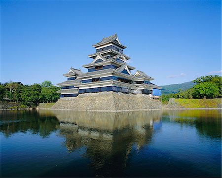 simsearch:841-02705199,k - Burg Matsumoto, Japan Stockbilder - Lizenzpflichtiges, Bildnummer: 841-02705985