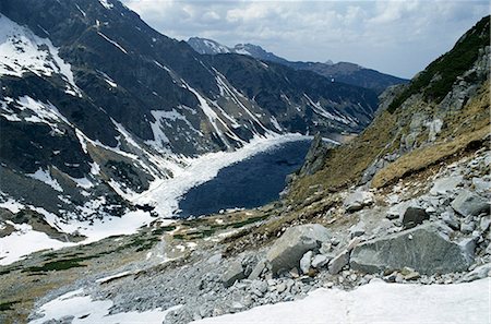 simsearch:841-02708720,k - Lac Czarny Staw (1620m), près de Zakopane, Parc National des Tatras, Pologne, Europe Photographie de stock - Rights-Managed, Code: 841-02705996