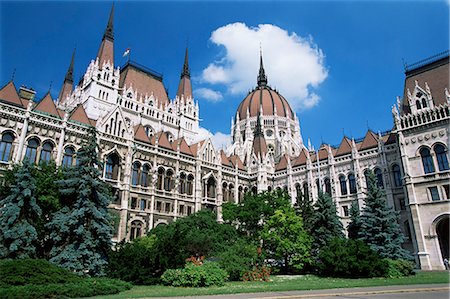 Parliament Building, Budapest, Hungary, Europe Foto de stock - Con derechos protegidos, Código: 841-02706186