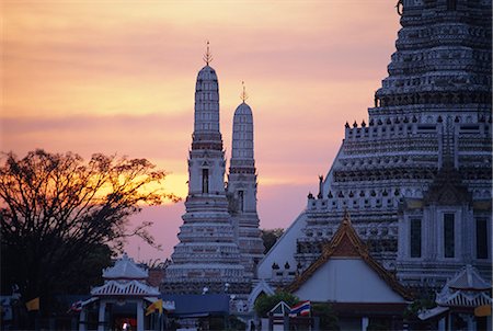 Wat Arun (Temple of Dawn), Bangkok, Thailand, Asia Stock Photo - Rights-Managed, Code: 841-02706406