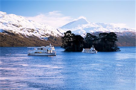 Loch Lomond, en hiver, les Trossachs, Strathclyde, Ecosse, Royaume-Uni, Europe Photographie de stock - Rights-Managed, Code: 841-02706473