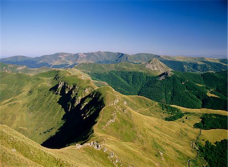 Summer evening, Cantal, Massif Central, Auvergne, France, Europe Stock Photo - Rights-Managed, Code: 841-02706609