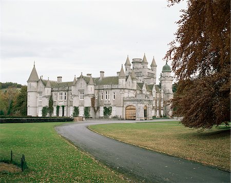 Balmoral Castle, Aberdeenshire, Highland region, Scotland, United Kingdom, Europe Foto de stock - Con derechos protegidos, Código: 841-02706745