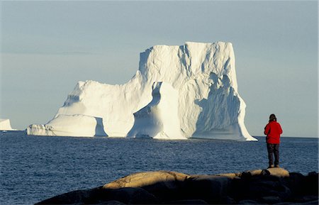 disko island - Icebergs in Disko Bay, Qeqertarsuag (Godhavn) on Disko Island, west coast, Greenland, Polar Regions Stock Photo - Rights-Managed, Code: 841-02706859