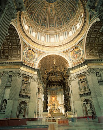 simsearch:841-03871481,k - Intérieur du Vatican, la basilique, Rome Saint-Pierre, Lazio, Italie, Europe Photographie de stock - Rights-Managed, Code: 841-02707053