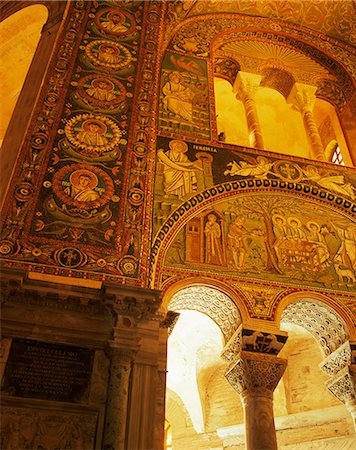 Mosaics, St. Vitalis church, Ravenna, Emilia-Romagna, Italy, Europe Stock Photo - Rights-Managed, Code: 841-02707161