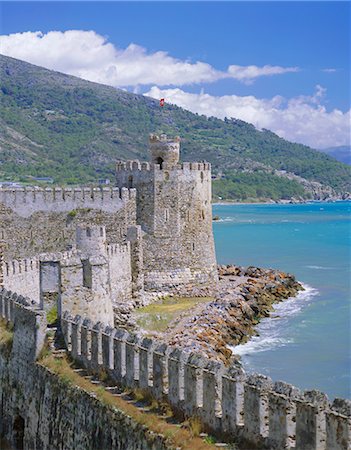 Anamur Castle, Cilicia, Anatolia, Turkey, Asia Minor, Asia Foto de stock - Con derechos protegidos, Código: 841-02707177