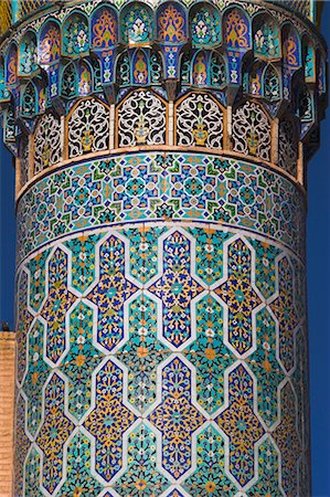 Détail du minaret de la mosquée du vendredi (Masjet-e Jam), Herat, Afghanistan, Asie Photographie de stock - Rights-Managed, Code: 841-02707354