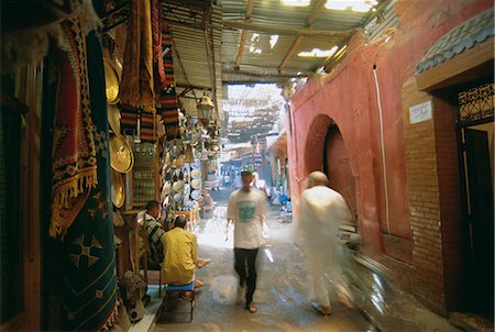 The souk in the medina, Marrakech (Marrakesh), Morocco, North Africa, Africa Stock Photo - Rights-Managed, Code: 841-02707572