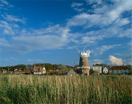 Moulin à vent au CLAJ-next-the-Sea, Norfolk, Angleterre, Royaume-Uni, Europe Photographie de stock - Rights-Managed, Code: 841-02707750