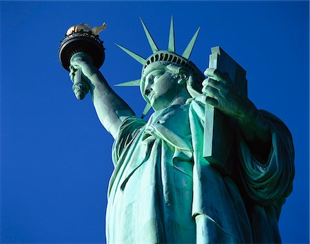 simsearch:841-02924916,k - The Statue of Liberty, New York City, New York, United States of America, North America Fotografie stock - Rights-Managed, Codice: 841-02707760