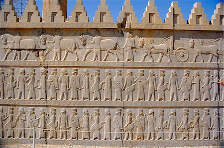 Apadama staircase, Persepolis, Iran, Middle East Foto de stock - Con derechos protegidos, Código: 841-02707827