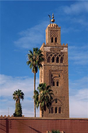 simsearch:841-03031156,k - Koutoubia minaret et mosquée, Marrakech, Maroc, l'Afrique du Nord, Afrique Photographie de stock - Rights-Managed, Code: 841-02707857