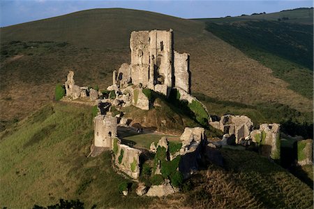 simsearch:841-02946580,k - Le château de Corfe, Corfe, Dorset, Angleterre, Royaume-Uni, Europe Photographie de stock - Rights-Managed, Code: 841-02707984