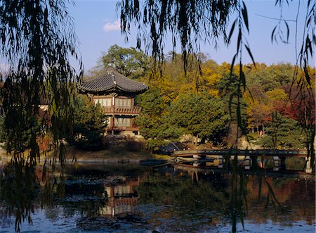 Hyang-Wonjong Pavilion, Kyongbok Palace, Seoul, South Korea, Korea, Asia Stock Photo - Rights-Managed, Code: 841-02708011