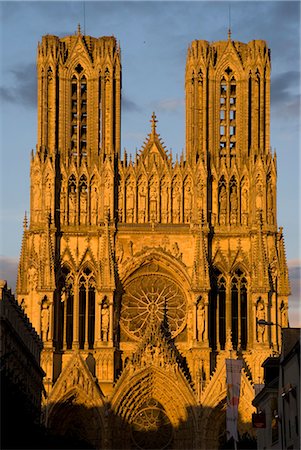 reims - Cathedral, UNESCO World Heritage Site, Reims, Haute Marne, France, Europe Foto de stock - Con derechos protegidos, Código: 841-02708245