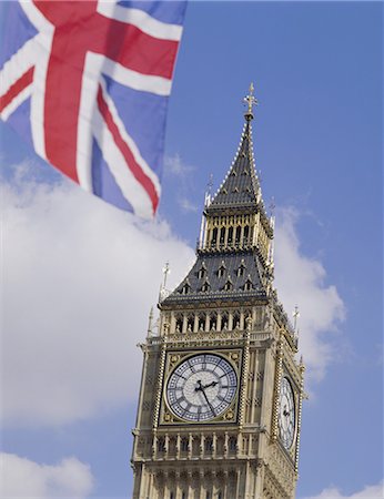 simsearch:841-03031095,k - Big Ben and Union Jack flag, Houses of Parliament, Westminster, London, England, United Kingdom, Europe Foto de stock - Con derechos protegidos, Código: 841-02708374