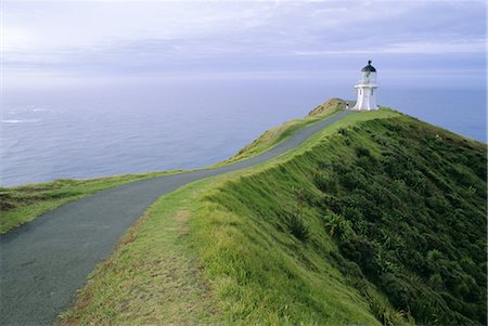 Lighthouse, Cape Reinga, Northland, North Island, New Zealand, Pacific Stock Photo - Rights-Managed, Code: 841-02708500