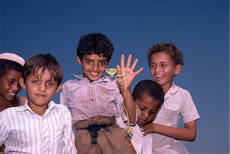 Portrait of young boys, Bait al Fadih, Yemen, Middle East Stock Photo - Rights-Managed, Code: 841-02708581