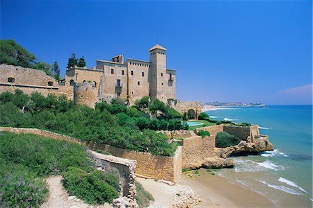 Château de Tamarit, Tarragona, Catalogne (Catalunya), Espagne, Europe Photographie de stock - Rights-Managed, Code: 841-02708650