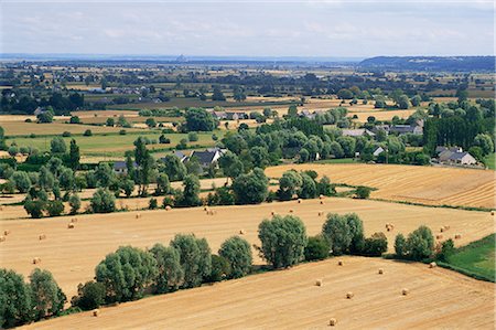 simsearch:841-02920334,k - View across fields to Mont St. Michel, Mont-Dol, Ille-et-Vilaine, Brittany, France, Europe Foto de stock - Con derechos protegidos, Código: 841-02708666