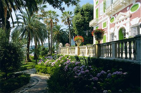 portofino peninsula - Gardens of the Villa Durazzo, Santa Margherita Ligure, Portofino Peninsula, Liguria, Italy, Europe Stock Photo - Rights-Managed, Code: 841-02708703