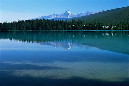 simsearch:841-02920671,k - Les eaux tranquilles du lac Emerald dans l'été, le Parc National Yoho, UNESCO World Heritage Site, (Colombie-Britannique), Canada, Amérique du Nord Photographie de stock - Rights-Managed, Code: 841-02708832