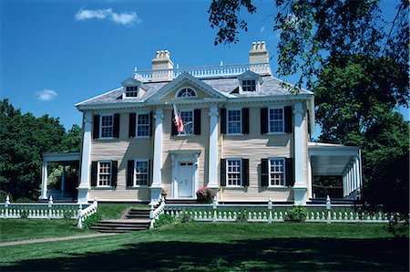 Maison de vassal, utilisé par George Washington en 1775, à Cambridge, Massachusetts, New England, États-Unis d'Amérique, l'Amérique du Nord Photographie de stock - Rights-Managed, Code: 841-02708971