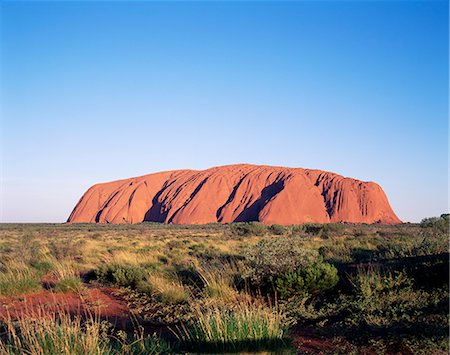 Uluru (Ayers Rock), Uluru-Kata Tjuta National Park, UNESCO World Heritage Site, Northern Territory, Australia, Pacific Foto de stock - Con derechos protegidos, Código: 841-02709071