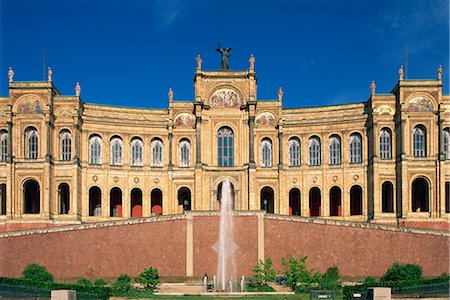 simsearch:841-02921271,k - The Maximilianeum in Munich, Bavaria, Germany, Europe Foto de stock - Con derechos protegidos, Código: 841-02709092