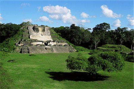 simsearch:841-02709545,k - Temple of Masonry Altars, Altun Ha, Belize, Central America Foto de stock - Direito Controlado, Número: 841-02709442