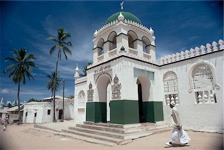 Riyadha mosquée, île de Lamu, Kenya, Afrique de l'est, Afrique Photographie de stock - Rights-Managed, Code: 841-02709506