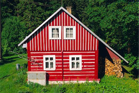 simsearch:841-02709547,k - Wooden house in Harrachov, East Bohemia, Czech Republic, Europe Stock Photo - Rights-Managed, Code: 841-02709522