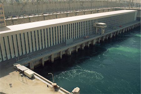 Die hohe Assuan-Staudamm, Baujahr 1971, Aswan, Ägypten, Nordafrika, Afrika Stockbilder - Lizenzpflichtiges, Bildnummer: 841-02709570