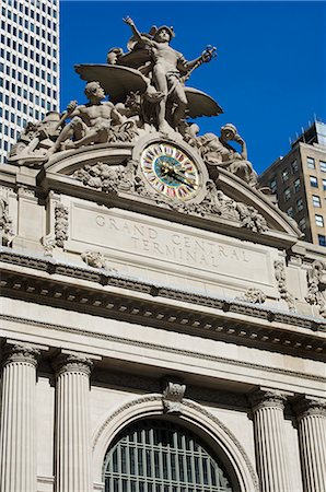 Grand Central Station Terminal Building, 42nd Street, Manhattan, New York City, New York, United States of America, North America Stock Photo - Rights-Managed, Code: 841-02709708