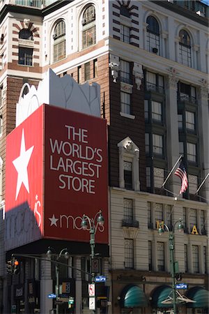 L'Amérique du Nord de Macy grand magasin, Manhattan, New York City, New York, États-Unis d'Amérique, Photographie de stock - Rights-Managed, Code: 841-02709739