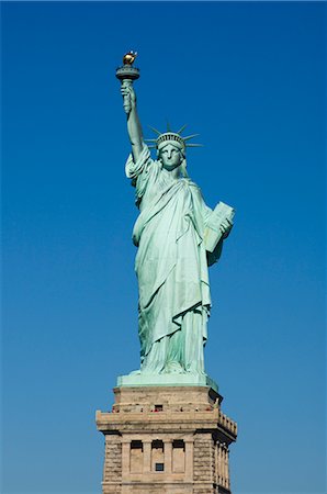 simsearch:841-03454360,k - Statue of Liberty, Liberty Island, New York City, New York, United States of America, North America Foto de stock - Direito Controlado, Número: 841-02709752