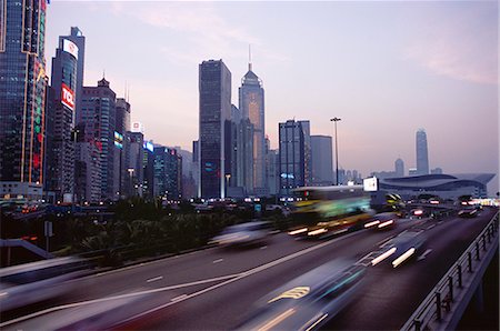 simsearch:841-02924578,k - Expressway in the evening, Wan Chai, Hong Kong Island, Hong Kong, China, Asia Foto de stock - Con derechos protegidos, Código: 841-02709841