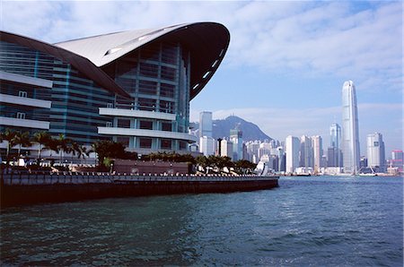 Convention and Exhibition Center, Hong Kong Island, Victoria Harbour, Hong Kong, China, Asia Stock Photo - Rights-Managed, Code: 841-02709862