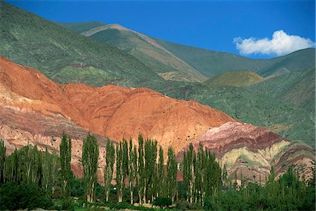 simsearch:841-03067815,k - The Seven Colours mountain at Purmamaca near Tilcara in Argentina, South America Foto de stock - Con derechos protegidos, Código: 841-02709924