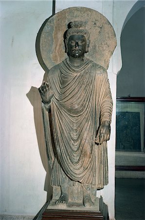 simsearch:841-02824459,k - Statue of the Buddha from Taxila, Peshawar Museum, Pakistan, Asia Foto de stock - Con derechos protegidos, Código: 841-02703096