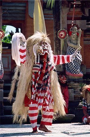 Barong dance, Bali, Indonesia, Southeast Asia, Asia Foto de stock - Con derechos protegidos, Código: 841-02703161