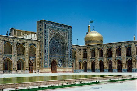 santuario - Shrine of Imam Reza, Mashad, Iran, Middle East Foto de stock - Con derechos protegidos, Código: 841-02703310