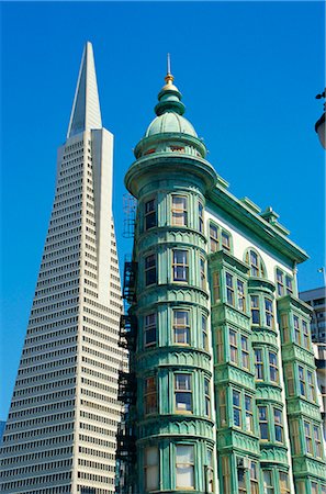 simsearch:841-02705015,k - Transamerica Pyramid, San Francisco, California, United States of America Foto de stock - Con derechos protegidos, Código: 841-02703381