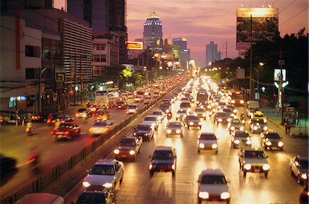 Traffic, Bangkok, Thailand, Asia Stock Photo - Rights-Managed, Code: 841-02703399