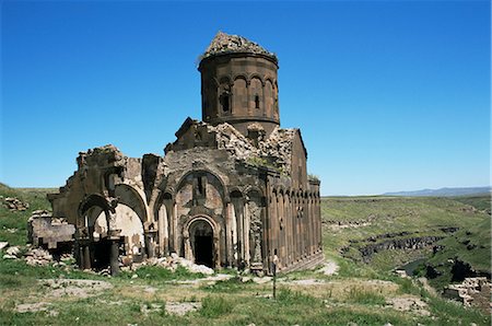 Arménien église de Saint-Grégoire, datant de 1215, Ani, l'UNESCO Site du patrimoine mondial, au nord-est de l'Anatolie, Turquie, Asie mineure, Eurasie Photographie de stock - Rights-Managed, Code: 841-02703523